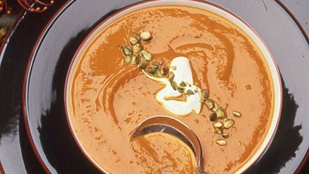 Fall VegetablePistachio Soup