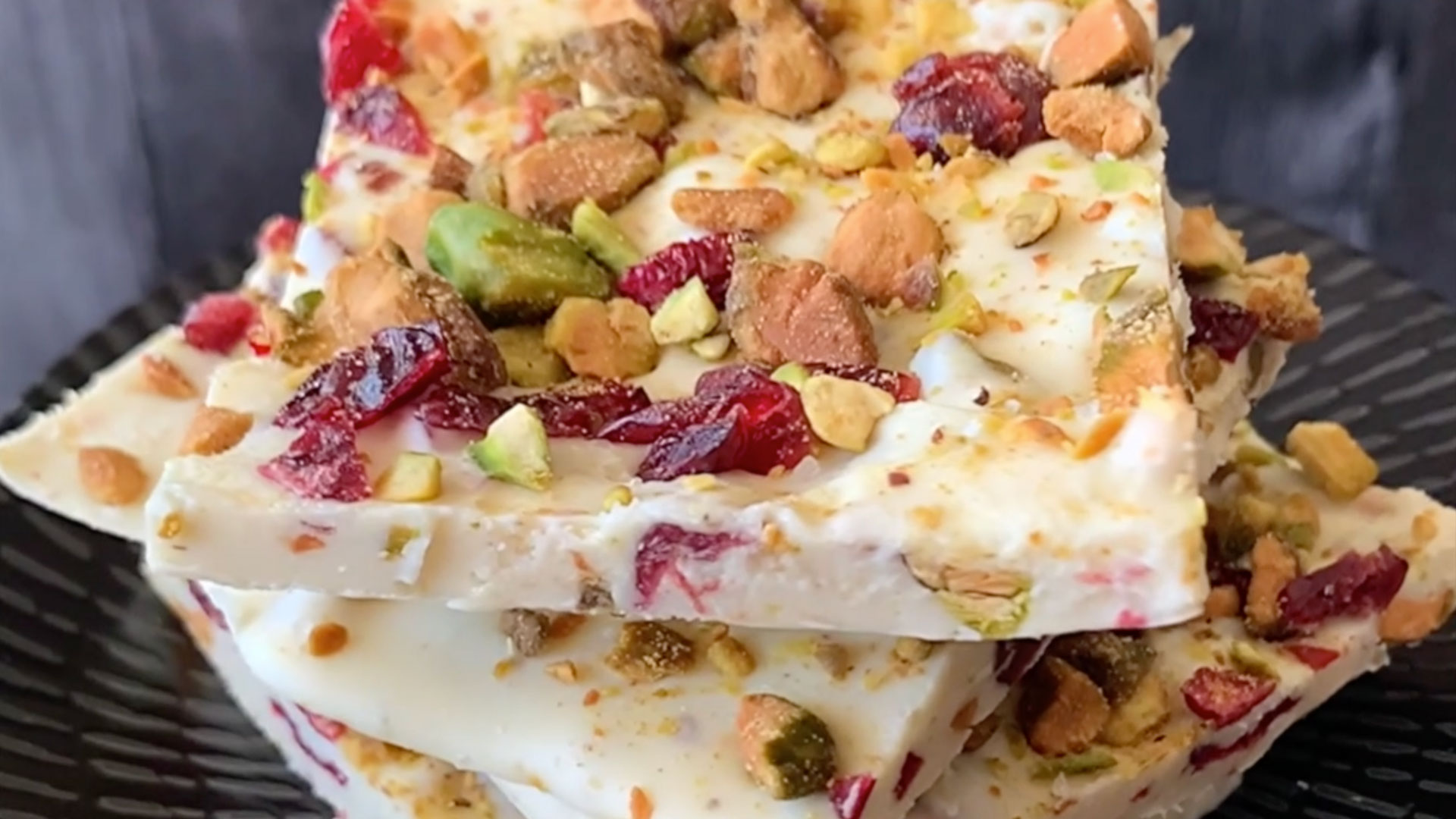 Holiday Pistachio Bark