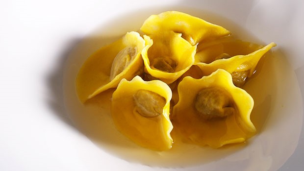 Raviolis with American Pistachios 