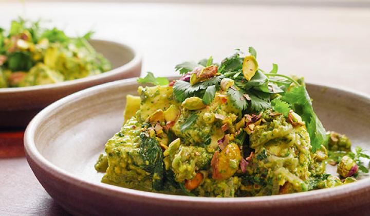 Chutney Paneer with California Pistachios