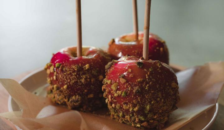 Miso Caramel Apples