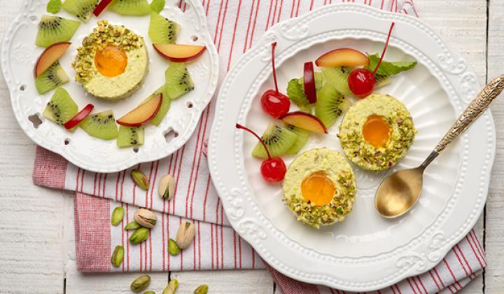 Pistachio and Mango Terrine