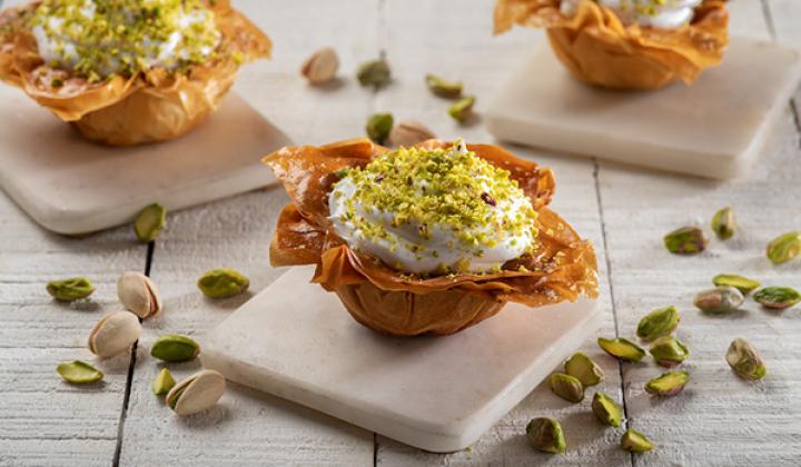 Pistachio Phyllo Cups