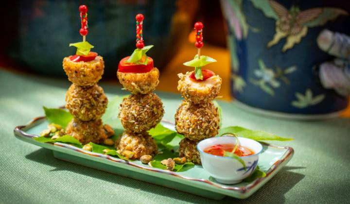 Pistachio-Crusted Shrimp Balls