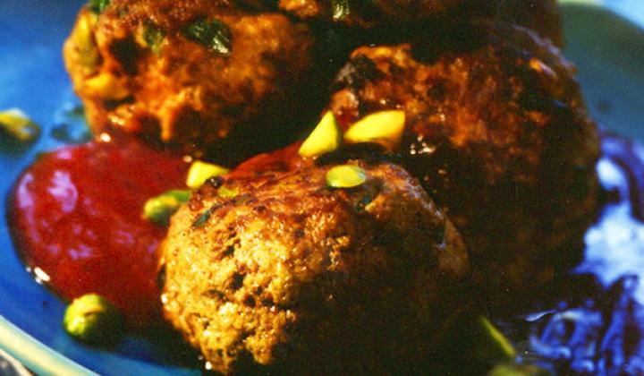 Savory Pistachio Meatballs